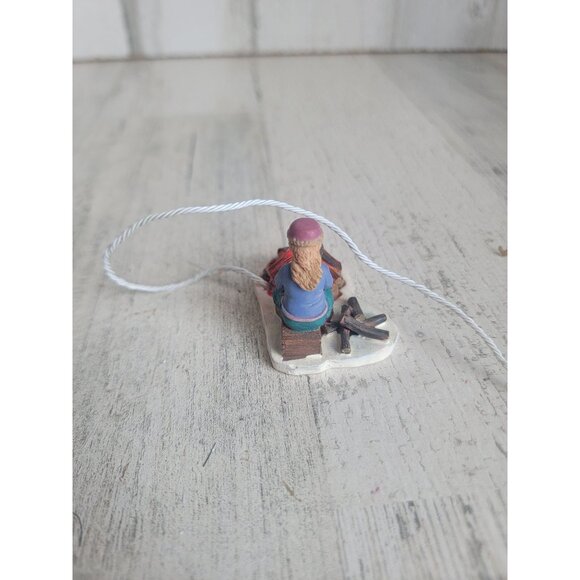 Lemax ice fishing cooking light up Village accessory Xmas - Picture 3 of 6